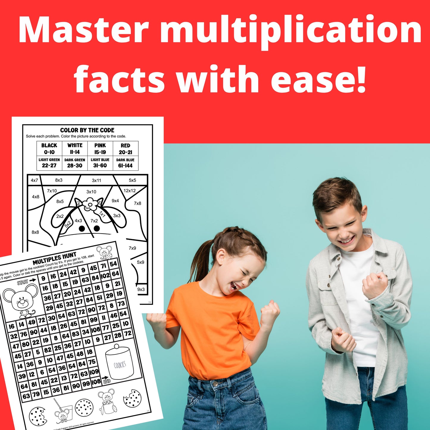 Multiplication Facts Paperback Workbook