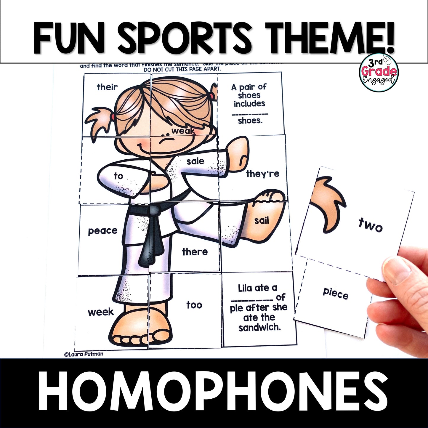 Homophones ELA Puzzles