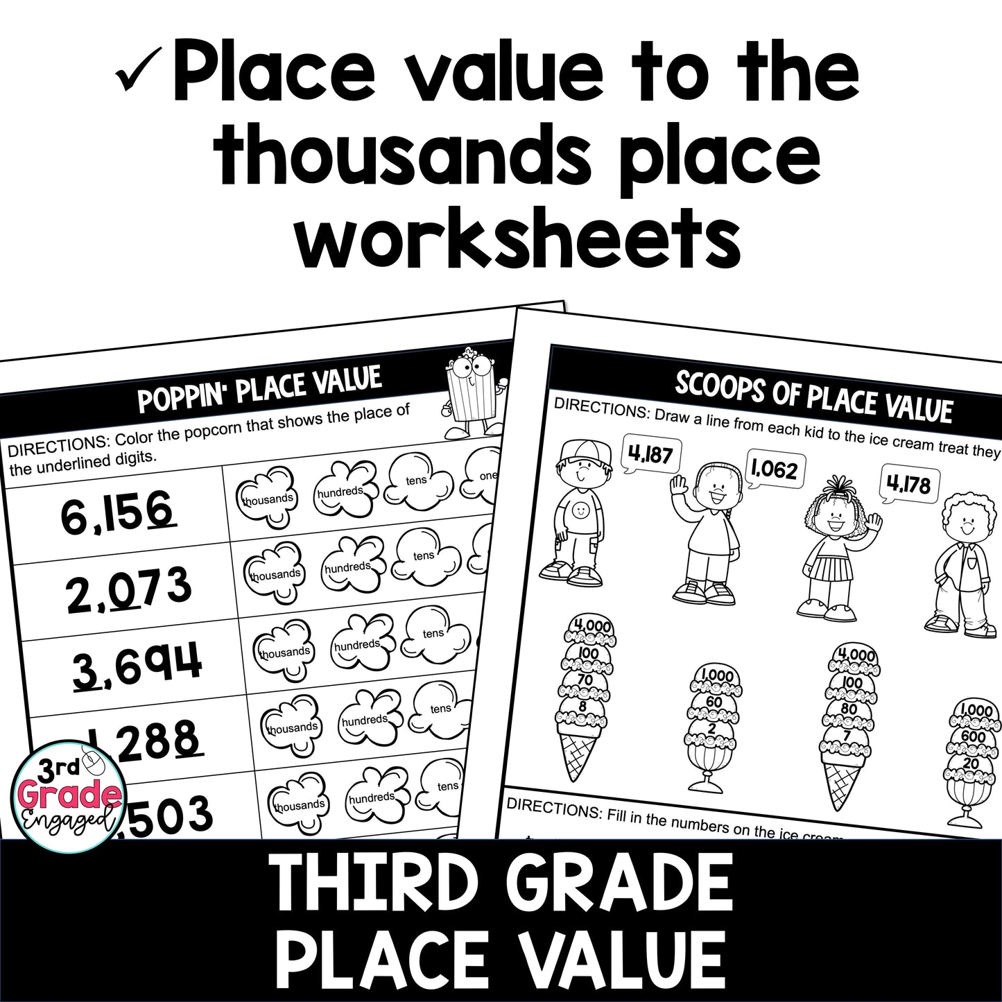 3rd Grade Place Value Worksheets