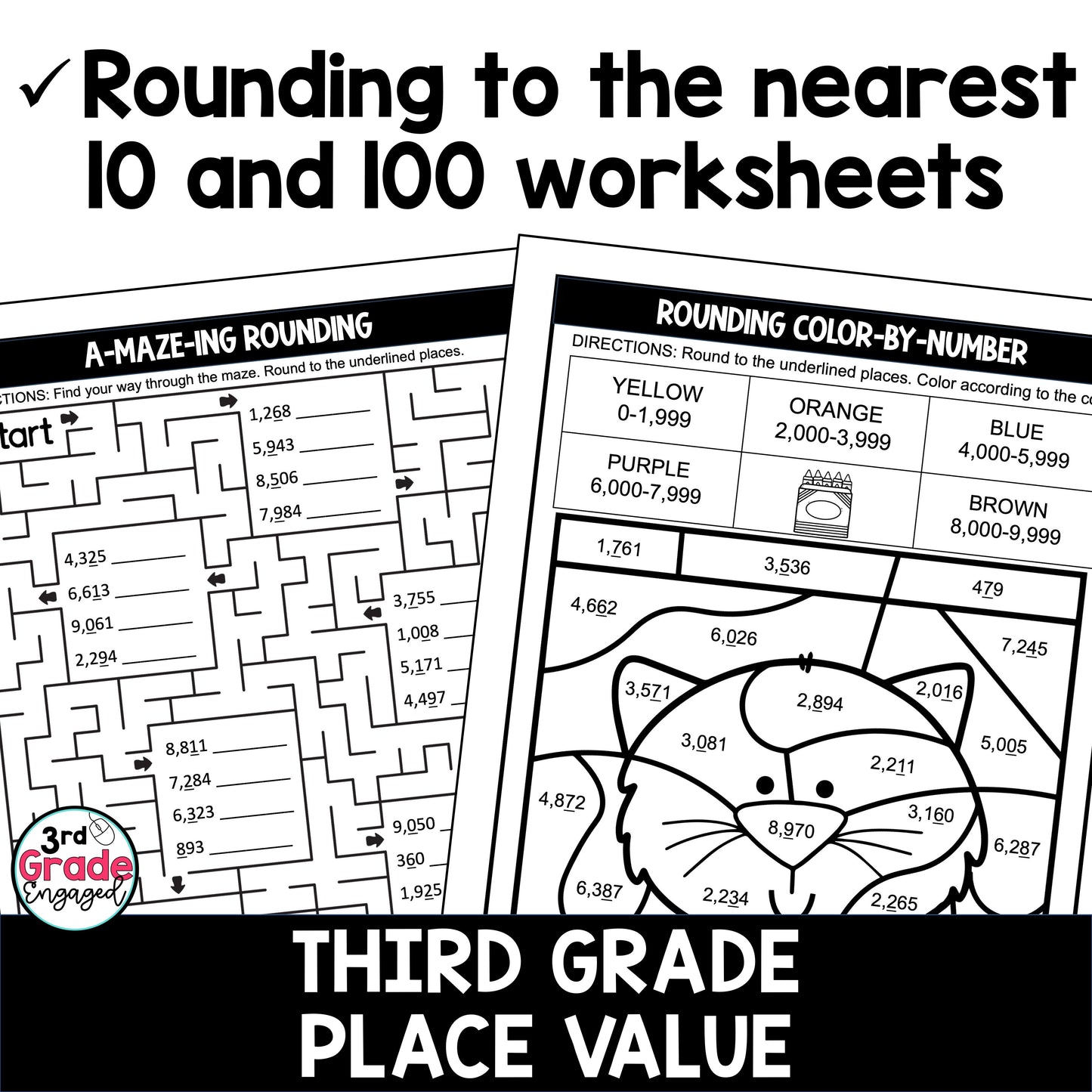 3rd Grade Place Value Worksheets
