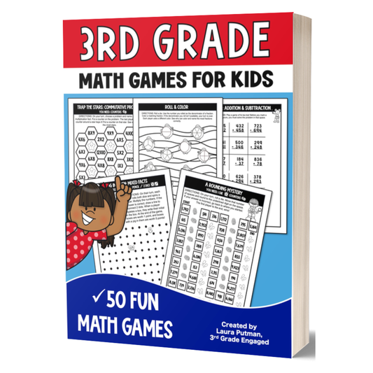 3rd Grade Math Games Paperback Workbook