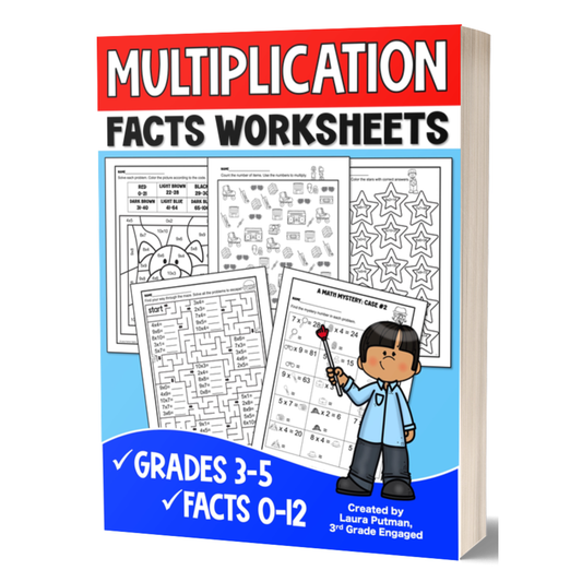 Multiplication Facts Paperback Workbook