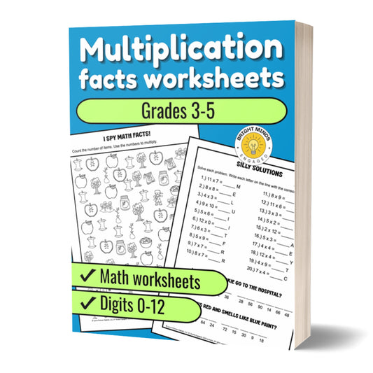 Multiplication Facts Paperback Workbook