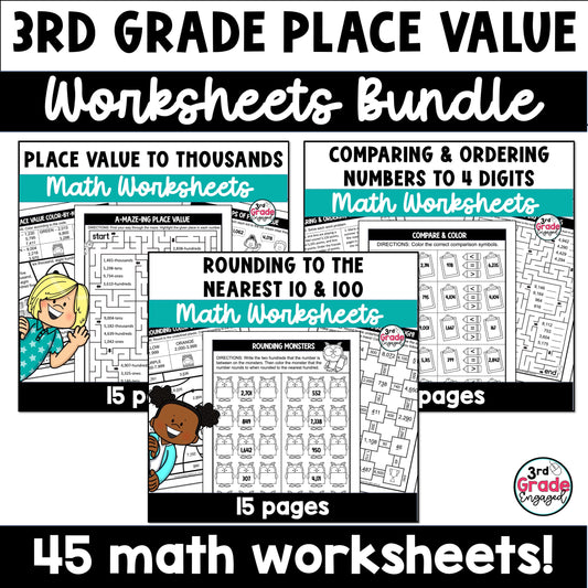 3rd Grade Place Value Worksheets